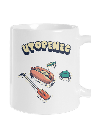 Utopenec klasický hrnek White