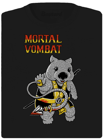 Mortal Vombat dámské sportovní tričko Black