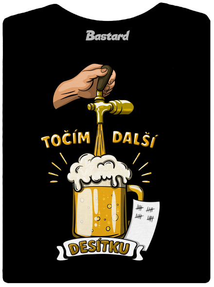 Točím další desítku dámské tričko premium Black