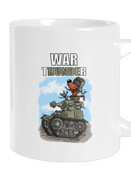 War Hunde velký hrnek White