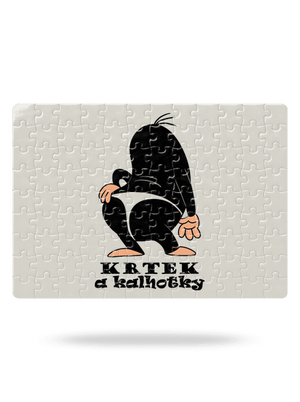 Krtek a kalhotky puzzle White