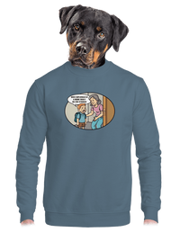 unisex mikina bez kapuce