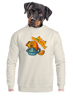 unisex mikina bez kapuce