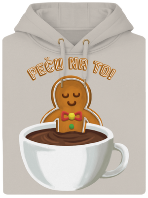 Peču na to! unisex mikina premium Pastel Macchiato