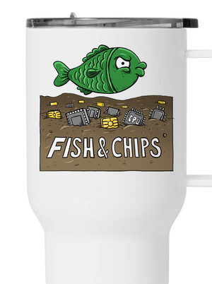 Fish and IT chips termohrnek White