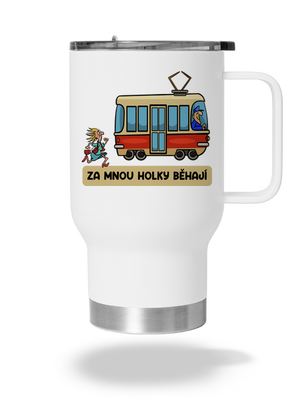 Za mnou holky běhají termohrnek White