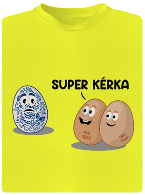 Super kérka pánské sportovní tričko Neon Yellow