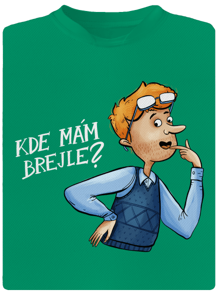 Kde mám brejle dětské sportovní tričko Kelly Green Mal