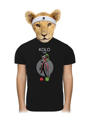Kolo volá dětské sportovní tričko Black