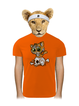 Tygřík dětské sportovní tričko Neon Orange