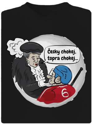 Český hokej dětské sportovní tričko Black