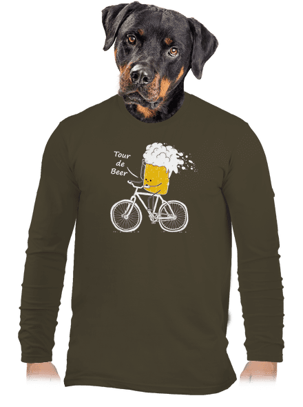 Tour de beer pánské dlouhý rukáv Urban Khaki