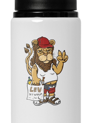 Lvíček lahev na vodu White