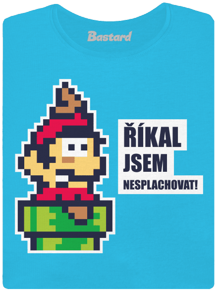 Nesplachovat dámské tričko s lemem Blue Atol