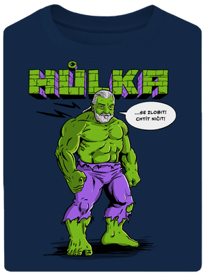 Hůlka unisex tričko oversized Midnight Blue