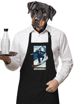 Snowbenec a snowbenka zástěra Black