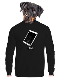 unisex mikina bez kapuce