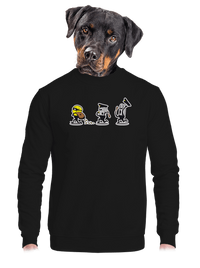 unisex mikina bez kapuce