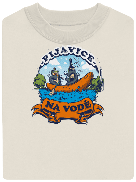 Pijavice na vodě unisex mikina bez kapuce Off White