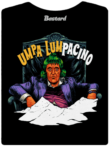 Umpa Lumpacino dámské tričko s lemem Black