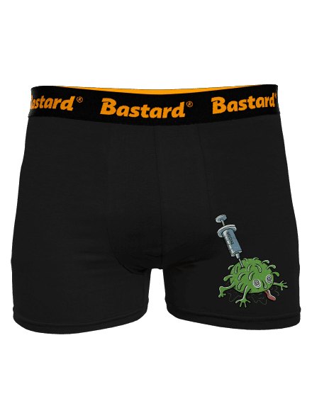Zapíchlý covid boxerky Black