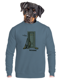 unisex mikina bez kapuce