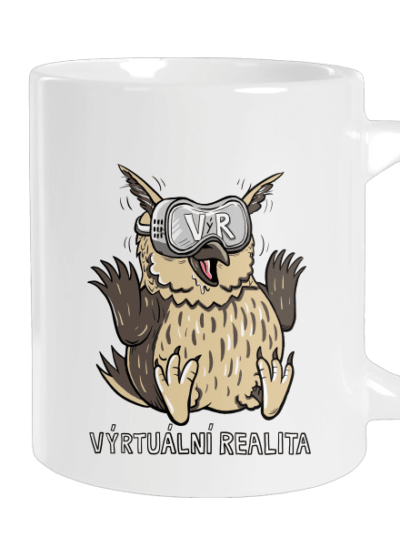 Výrtuální realita velký hrnek White