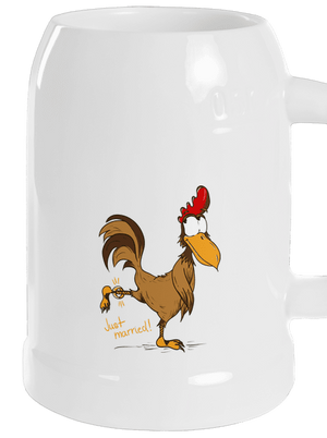 Novomanželé půllitr White