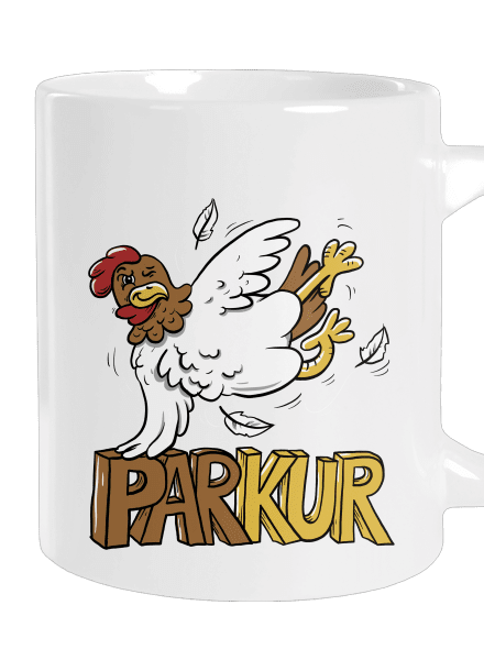 Parkur velký hrnek White