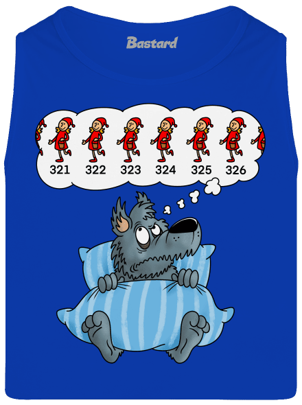 Vlčí nespavost pánské tílko Royal Blue
