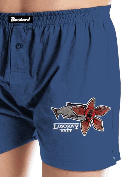 Lososový květ pánské trenky Blue