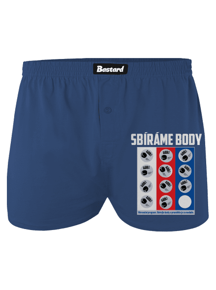 Sbíráme body - hokej pánské trenky Blue