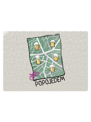 Popojedem puzzle White