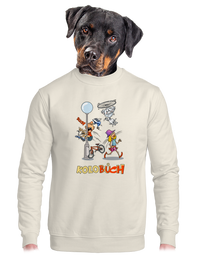 unisex mikina bez kapuce