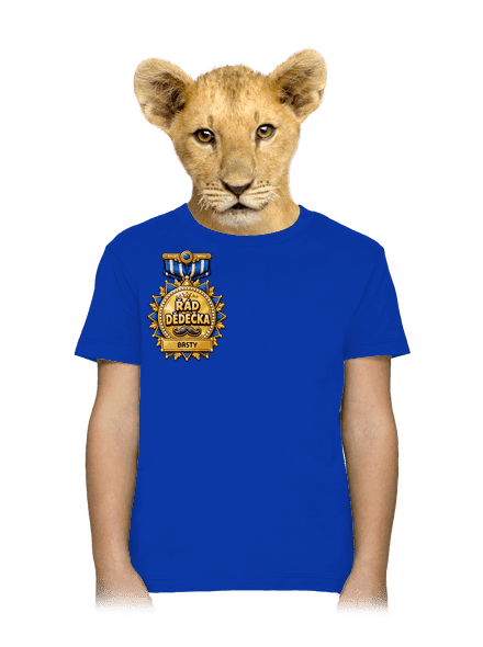 Řád dědečka dětské tričko Royal Blue