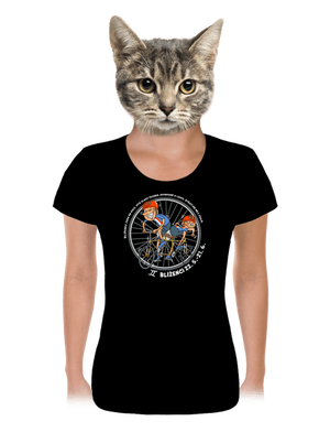 Cyklistický horoskop: Blíženci dámské tričko Black