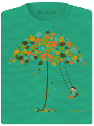 Radost z podzimu dámské sportovní tričko Mint Mal