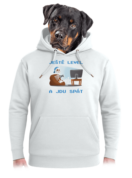 Ještě level unisex mikina premium Snowwhite