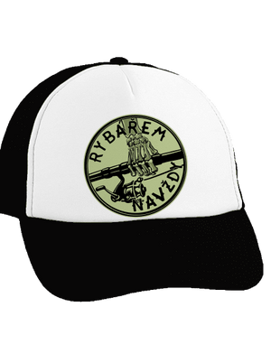 Rybářem navždy  kšiltovka truckerka Black cap