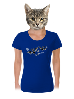 Batminton dámské tričko Royal Blue Mal