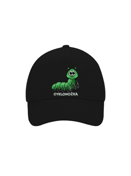 Cyklonožka kšiltovka baseballka Black