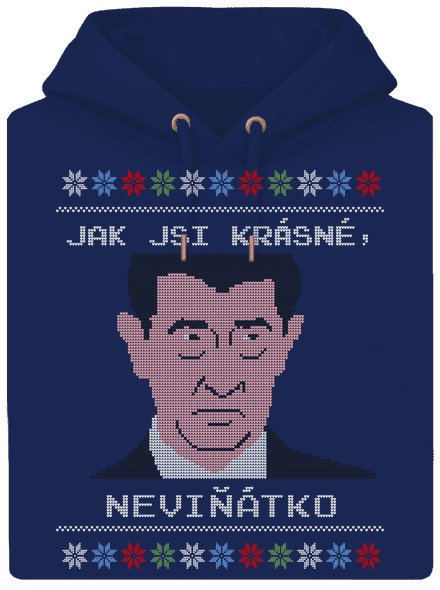 Neviňátko unisex mikina premium Navy
