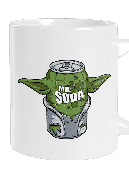 Mr. Soda velký hrnek White