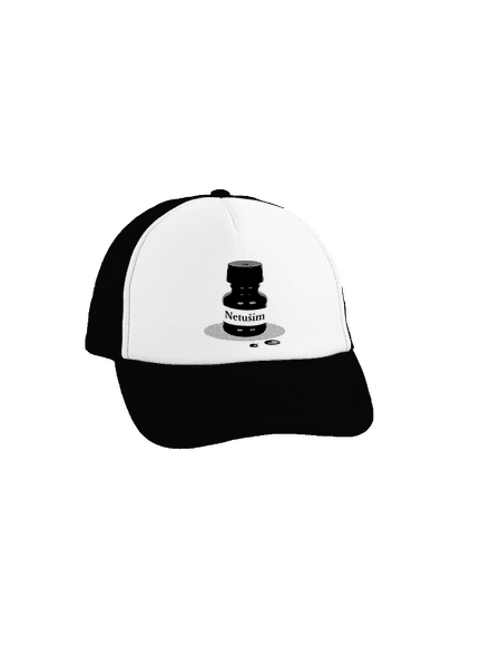 Netušim kšiltovka truckerka Black cap