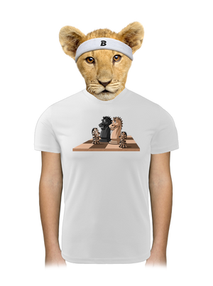 Šachová rodina dětské sportovní tričko White