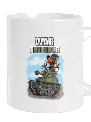 War Hunde velký hrnek White