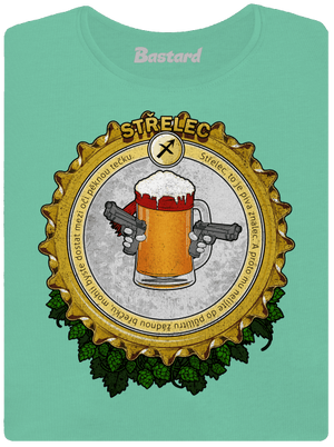 Pivní horoskop: Střelec dámské tričko premium Mint Mal