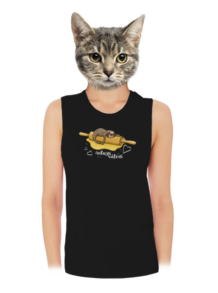 Miluju válení dámské tílko volné Black