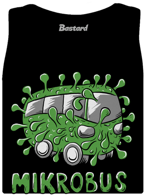 Mikrobus dámské tílko klasické Black