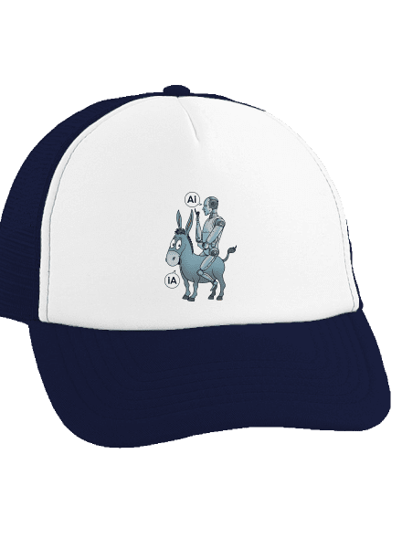 Osel a AI kšiltovka truckerka French Navy cap